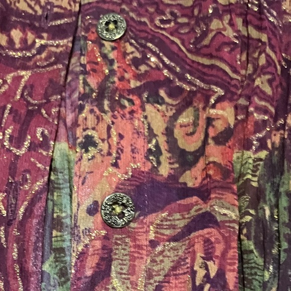 Coldwater Creek Multicolor Paisley Blouse - Picture 7 of 7